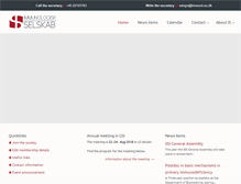 Tablet Screenshot of immunologisk-selskab.dk